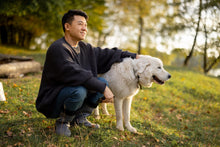 Load image into Gallery viewer, Offleash dog behaving well at dog park with owner - training by Chien Zen Dogs.jpeg__PID:b0b379dc-02e3-4a1b-90f8-615413f882b9
